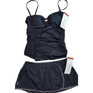 Captiva Black Tankini Swimsuit – Size S – New with Tags